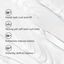 Key benefits of The Ordinary Lash Curl Finisher over a clear serum texture. It holds curl and lift, provides a strong yet soft hold, enhances natural lashes, and instantly provides definition.