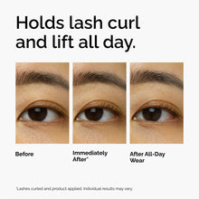 Lash Curl Before and After